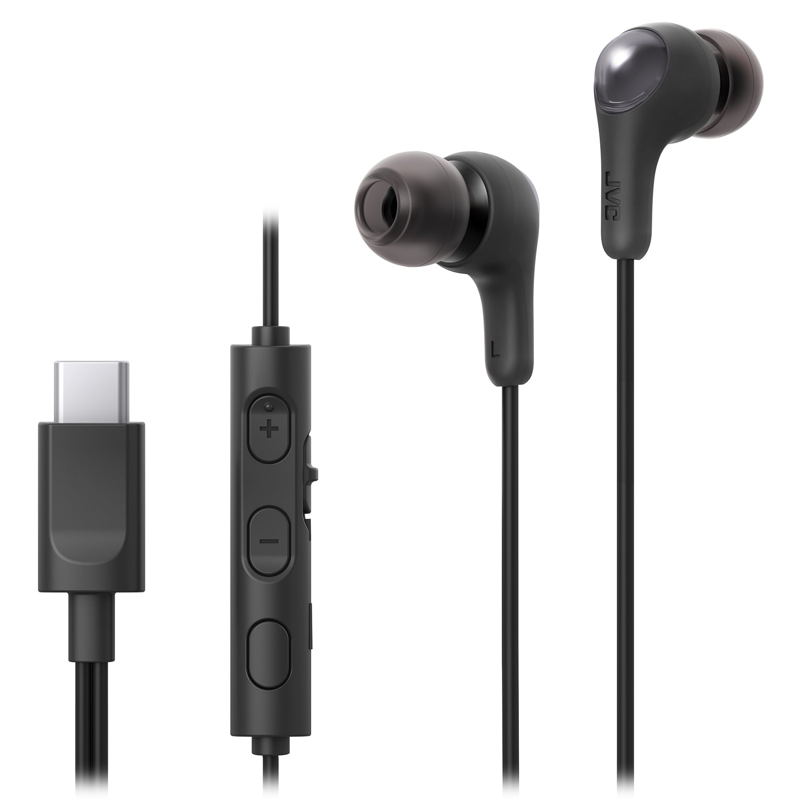 JVC HS-9(G) イヤホン プチホン型 bme6fzu HA-FR9UC-B USB-C™ WIRED IN-EAR HEADPHONES - OLIVE BLACK