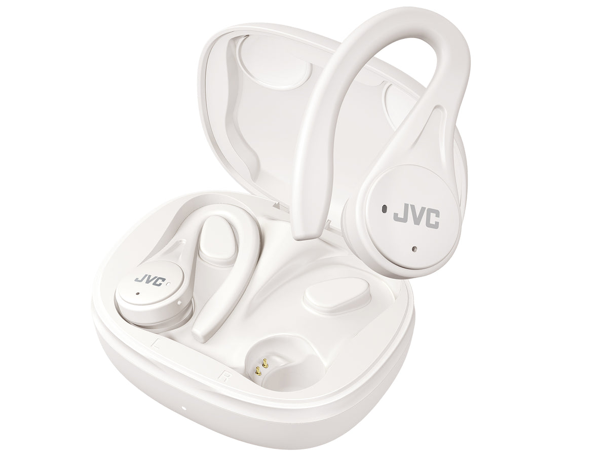 JVC HA-EC25T True Wireless Fitness Series Earphones - White