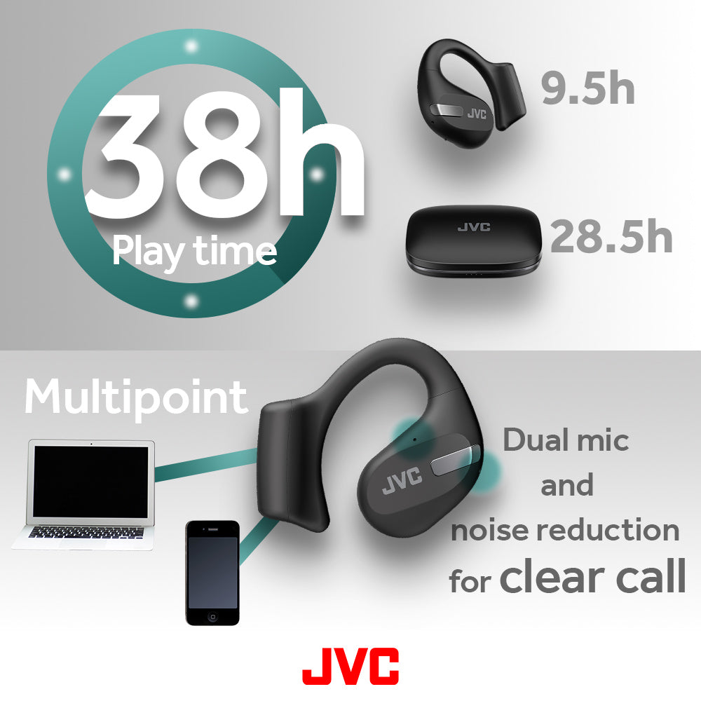 JVC HA-NP50T TRUE WIRELESS NEARPHONES - BLACK