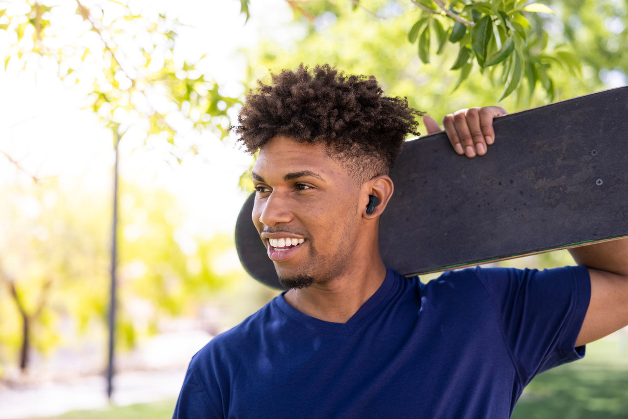 HA-A7T2-B GUMY TRUE WIRELESS EARPHONES - OLIVE BLACK