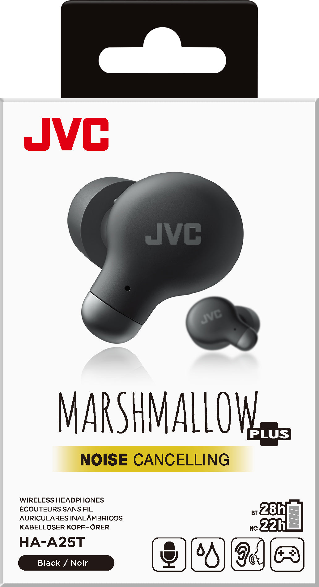 JVC HA-A25T True Wireless Earphones - Black – JVCKENWOOD Canada Store