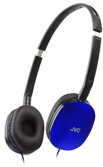 HA-S160M-A FLATS WIRED ON-EAR HEADPHONES - BLUE