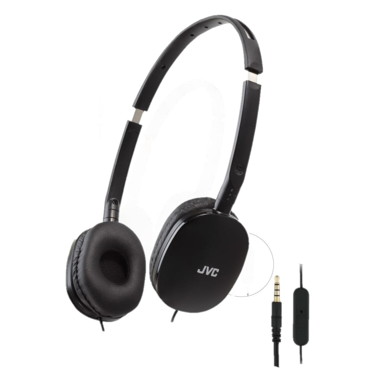 HA-S160M-B FLATS WIRED ON-EAR HEADPHONES - BLACK